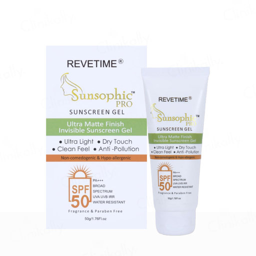 Revetime Sunsophic Pro Ultra Matte Invisible Sunscreen Gel SPF 50 PA+++